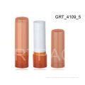 Fashionable Ps+pom Semi-transparent Injection Lip Balm Tubes , Cosmetics Lipbalm Case